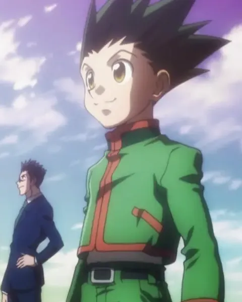Gon de Hunter x Hunter mirando al horizonte